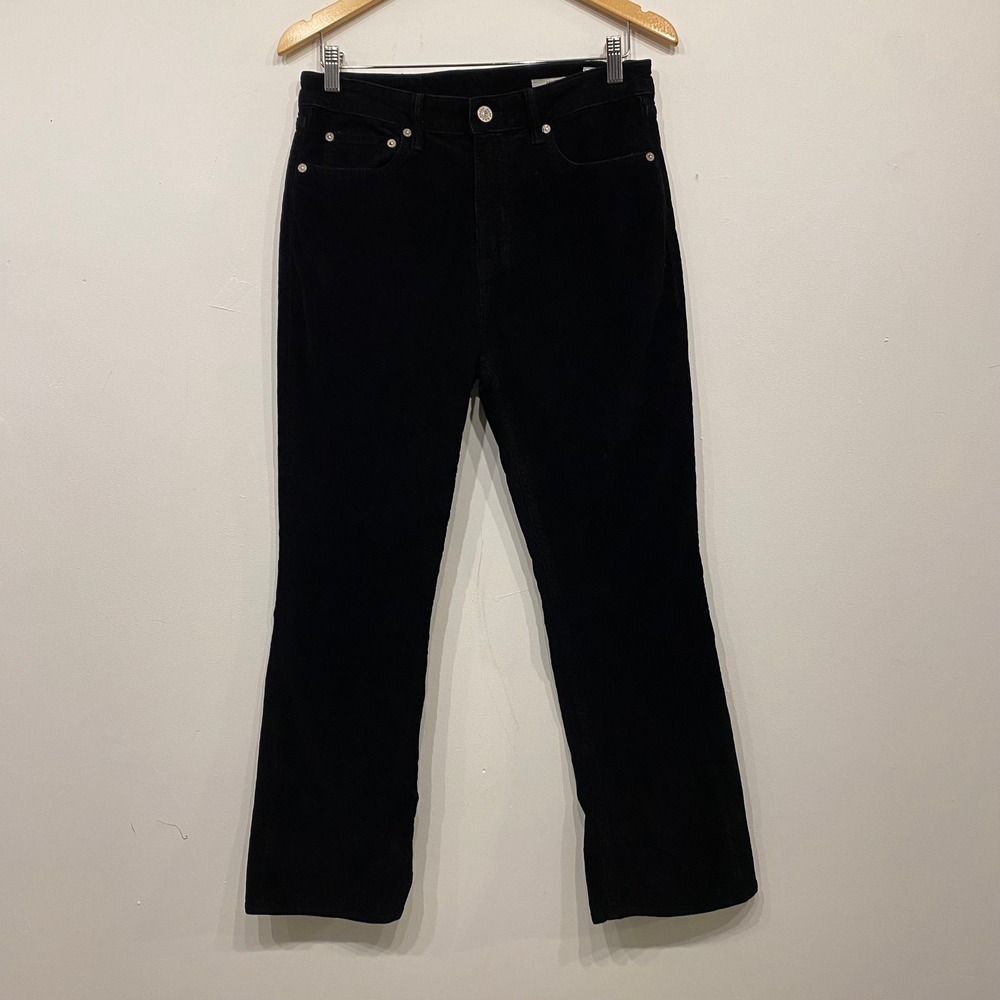 Noend Mens‎ Black Corduroy Straight Leg Pants Size 29 Made in USA FR1587FBLACK